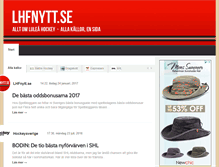 Tablet Screenshot of lhfnytt.se